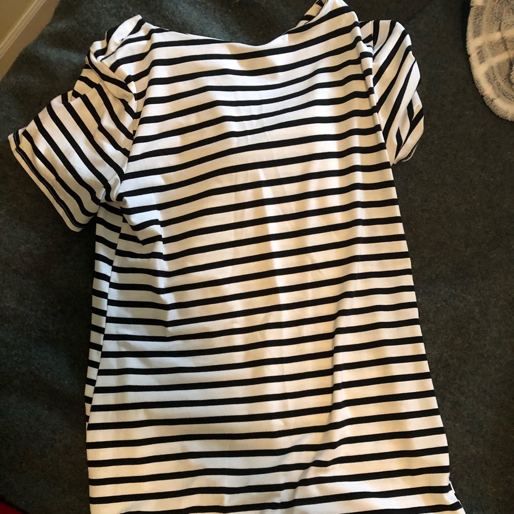 Black and White T Shirt Dress